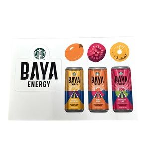 Starbucks Collectors Item Baya Energy Stickers